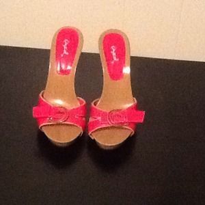 Red heels from Miami BRAND NEW!!!