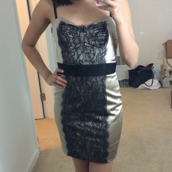 BeBe Satin Dress