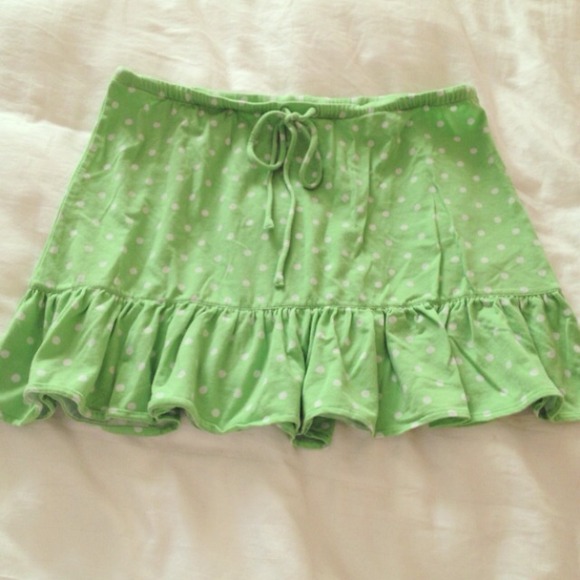 Jcrew polka dot skirt