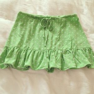 Jcrew polka dot skirt