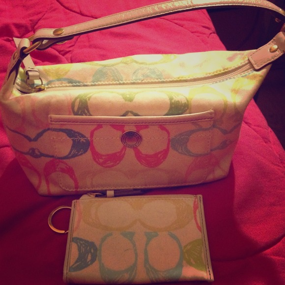 Bundle! 👍😘 Coach purse, wallet, and blue shorts!