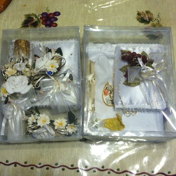 First communion sets:)