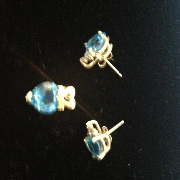 14k gold earrings and charm bundle