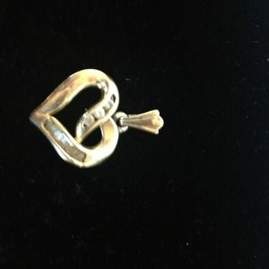 14k gold hearth charm