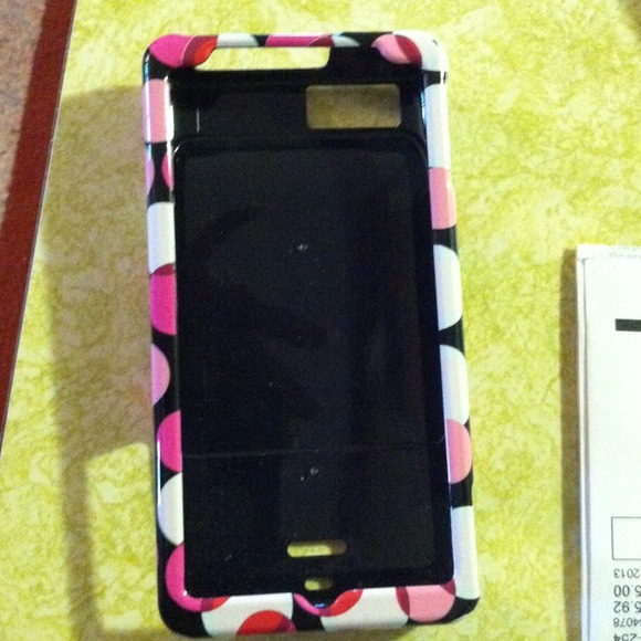 Android pink n black cover