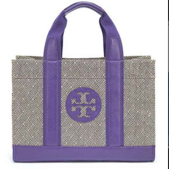 Authentic Tory Burch Tory straw tote
