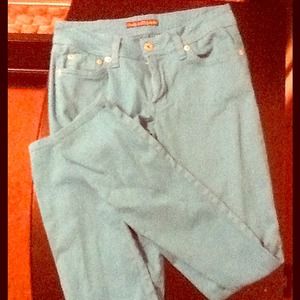 Turquoise skinny jeans BRAND NEW