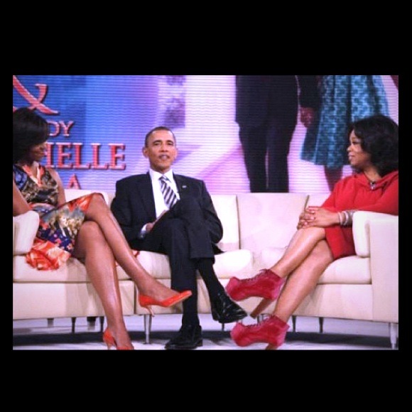 OPRAH WEARS LITAS! Jeffery Campbell