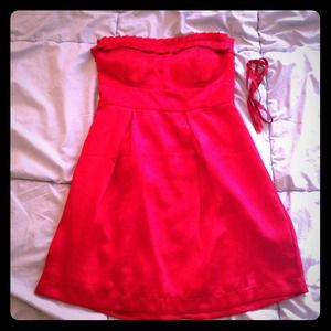 Red Tube Dress-PRICE REDUCED
