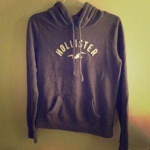 Grey Hollister hoodie