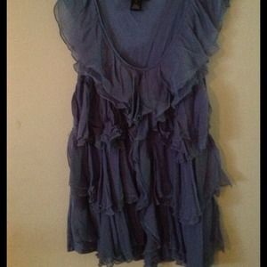 Blue Karen Kane Top