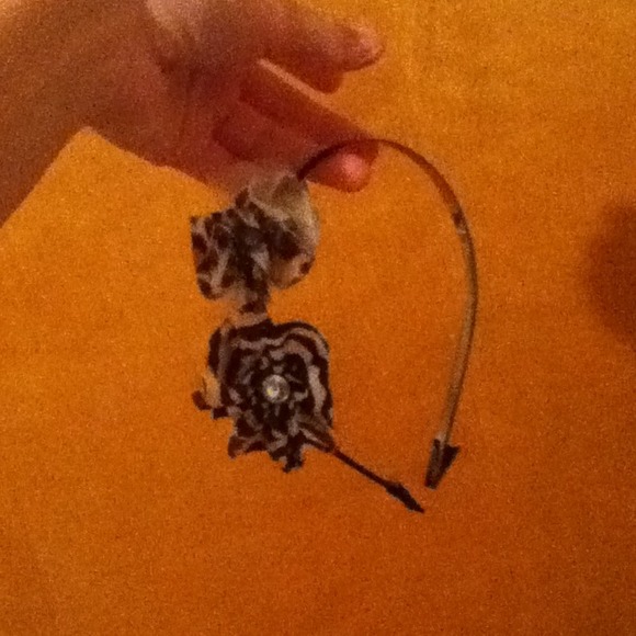 Cute cheetah and striped headband. Offers?