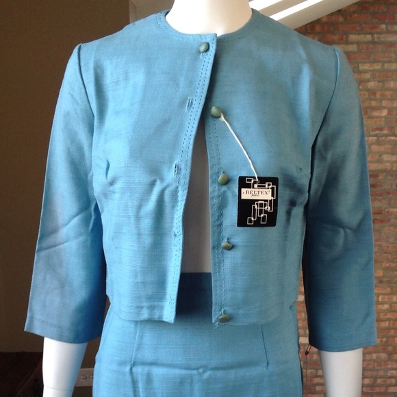 ✨Vintage NOS 60s Dress Suit ~ Mad Men!!! - Picture 2 of 6
