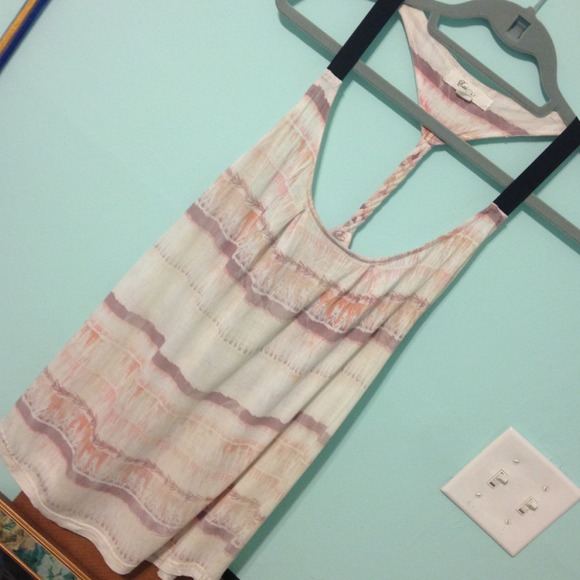 Faded Tribal Print Top
