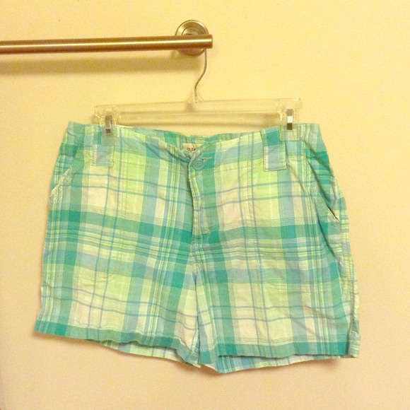 Plaid shorts