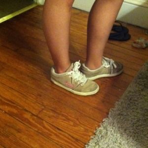 Vans pink and grey sneakers