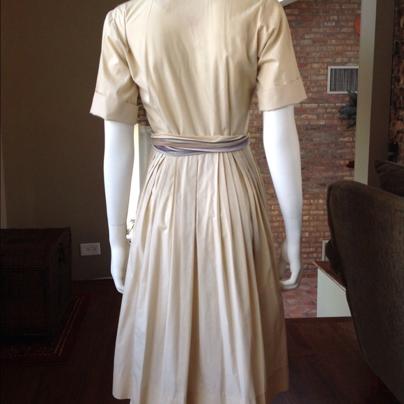 🌸Vintage 50s Abby-Kent New York Cotton Dress - Picture 2 of 4