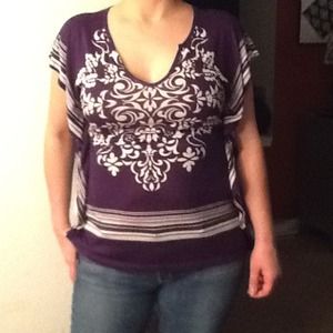 Soft cotton butterfly top