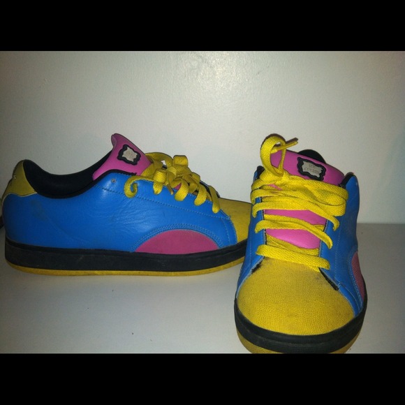 Blue raspberry ice-cream shoes