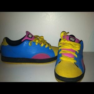 Blue raspberry ice-cream shoes