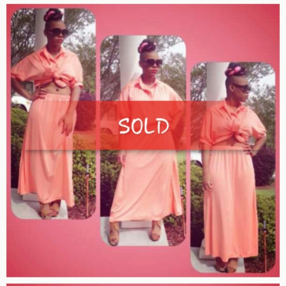 Vintage Peach 2 Piece