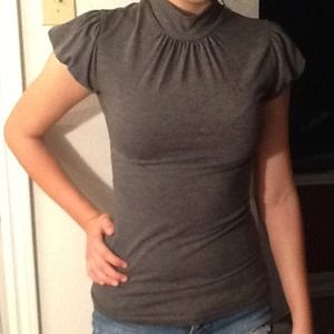 Cotton turtle neck top