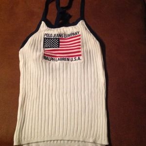 Polo halter top$$$$$reduced$$$$$