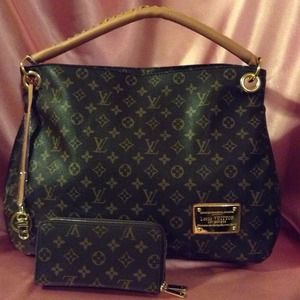 LV handbag and wallet
