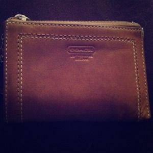 Coach leather wallet