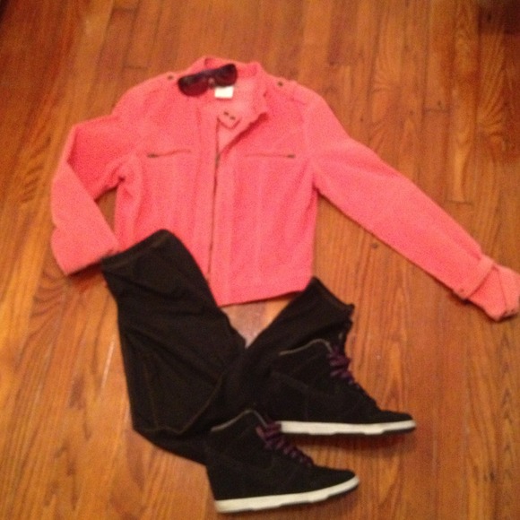 Jackets & Blazers - Pink corduroy jacket