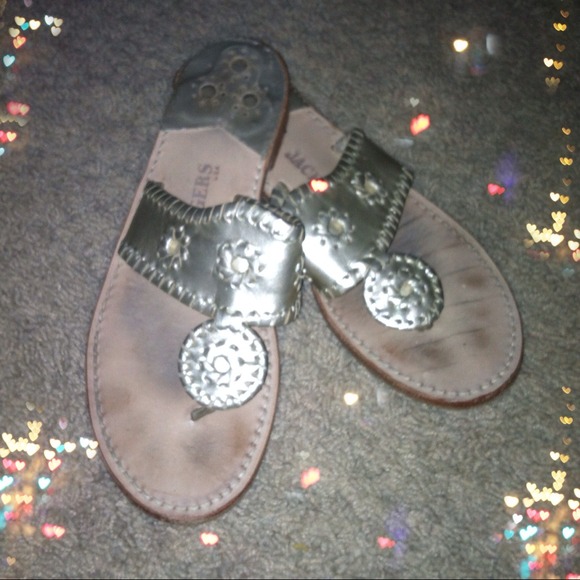 🚫 SOLD 🚫100% AUTHENTIC PLATINUM JACK ROGERS