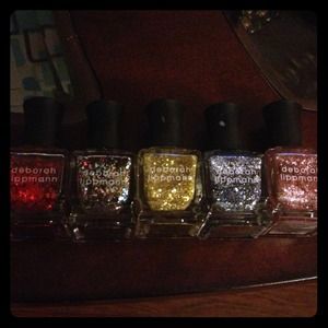 Deborah Lippmann glitter polishes