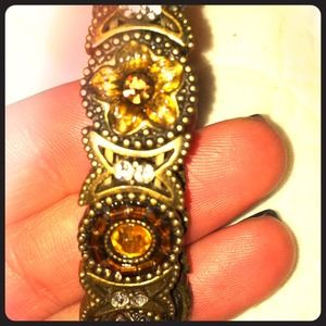 Gold designed bracelet