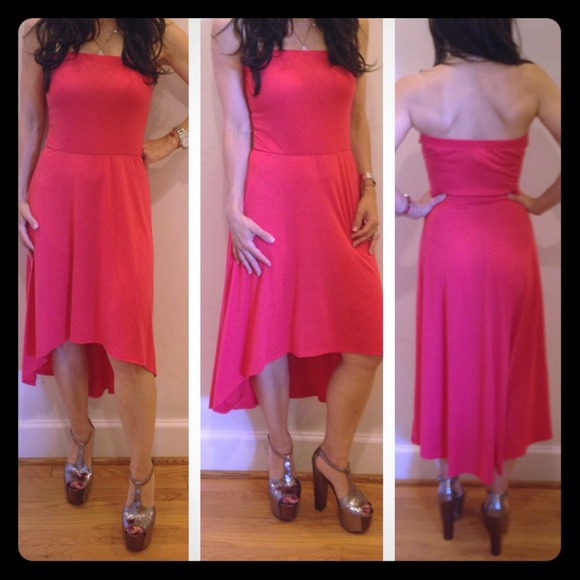 Dresses & Skirts - Newest color in this great high low tube dress