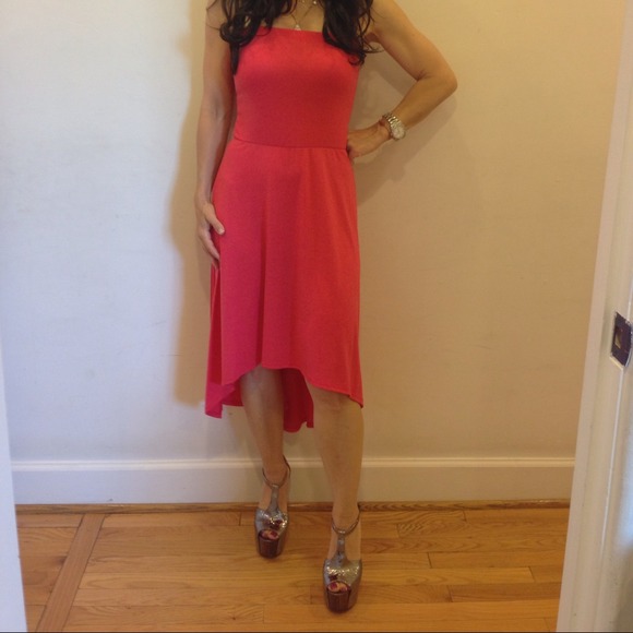 Newest color in this great high low tube dress - Picture 2 of 4