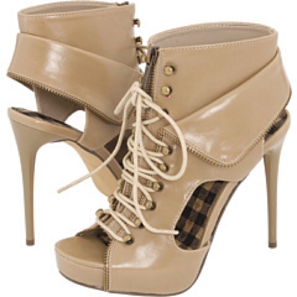 Michael Antonio Lace-up Platform Ankle Boot Heels