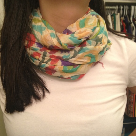 Floral scarf