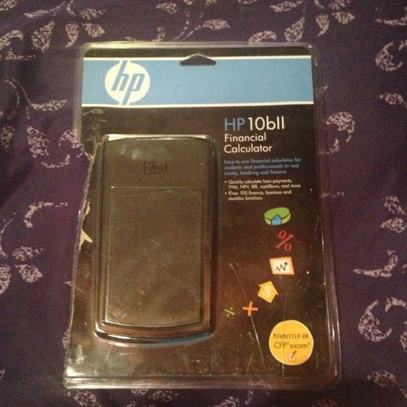 Mortgage Loan Calc HP 10bll Financial Calculator