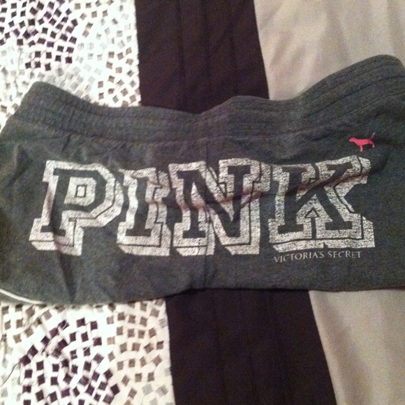 VS pink cotton grey short shorts