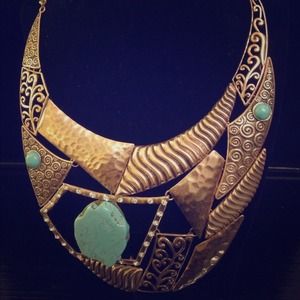 Multi-piece Crescent Necklace & Earring set