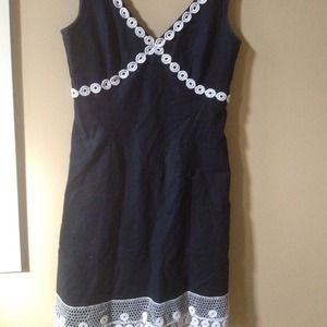 💥REDUCED💥NEW J.CREW DRESS Black & white trim