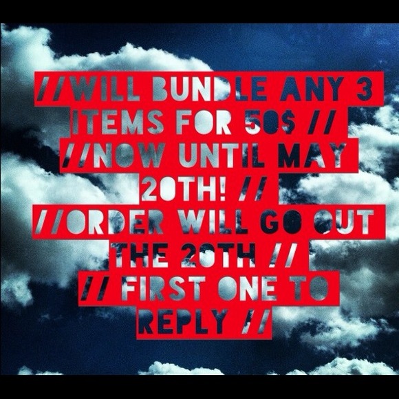 Bundle // 3 items // 50$ // First to respond!