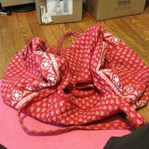 Large paisley duffle bag