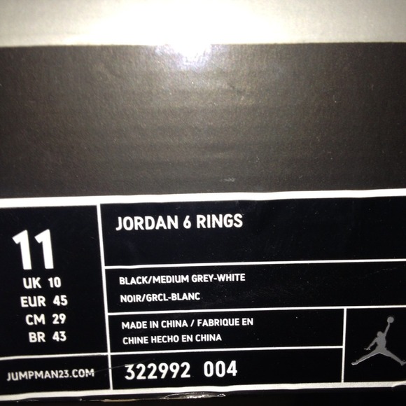 Jordan 6 Rings - Picture 4 of 4