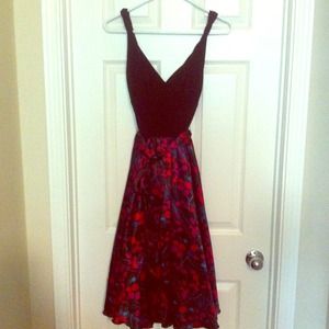 SOLD IN BUNDLE 4 Victorianmeme black dress w/red,