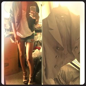 mossimo Jackets & Coats - Gray blazer cropped size med mossimo Jackets & Coats - Gray blazer cropped size med