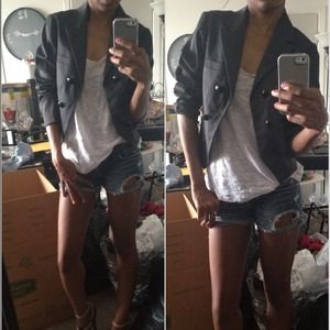 mossimo Jackets & Coats - Gray blazer cropped size med mossimo Jackets & Coats - Gray blazer cropped size med