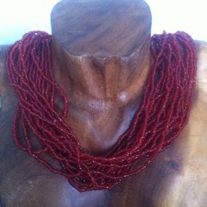 Gorgeous 19 strings beaded necklace