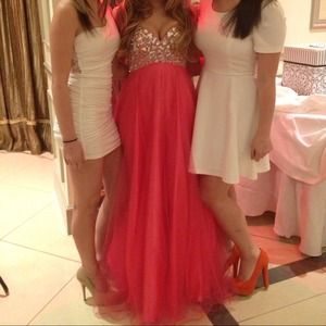 Beaded Prom Gown by Night Moves 6411