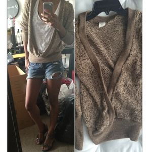 Tops - 🚫Sold🚫Brown lightweight summer sweater can fit Tops - 🚫Sold🚫Brown lightweight summer sweater can fit